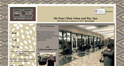 Desktop Screenshot of mrtomssalon.com